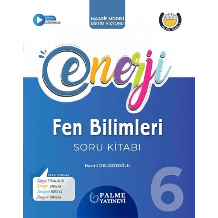 Palme Yayınları 6. Sınıf Fen Bilimleri Enerji Soru Kitabı Yeni