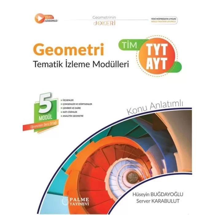 Palme Yayınları Yks Tyt-Ayt Geometri Tematik İzleme Modülleri Yeni