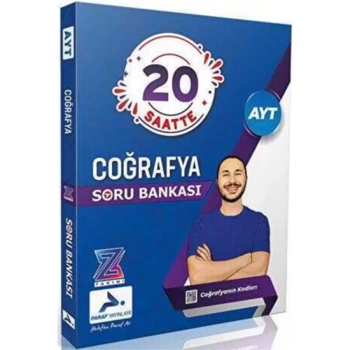 Paraf Yayınları Coğrafyanın Kodları Z Takımı 20 Saatte AYT Coğrafya Video Soru Bankası