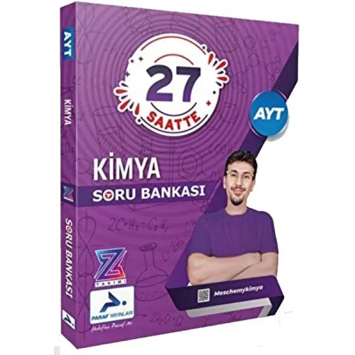 Paraf Yayınları Z Takım AYT Kimya Video Soru Bankası