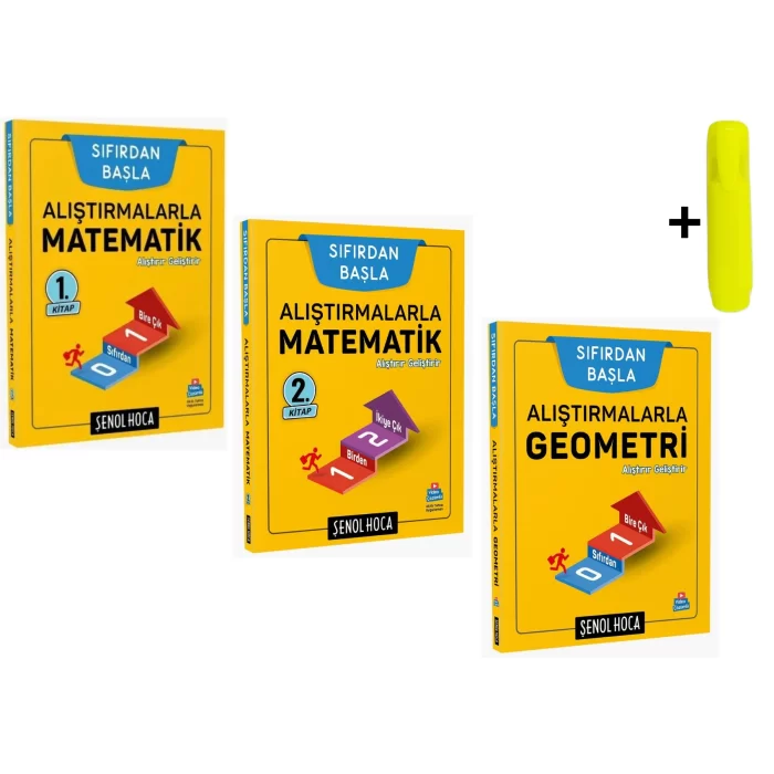 Şenol Hoca - Alıştırmalarla Geometri - Matematik 1. Kitap Ve 2. Kitap