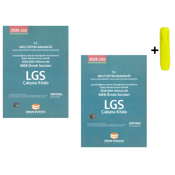 Sinan Kuzucu Meb Örnek Soruları Sayısal Matematik Fen Çalışma Kitabı Yeni