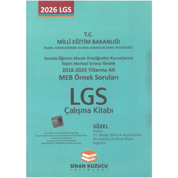 Sinan Kuzucu Meb Örnek Soruları Sözel Çalışma Kitabı Yeni
