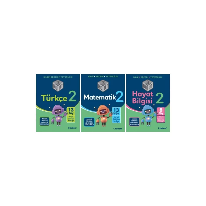 Tudem Yayınları 2. Sınıf 3 Boyut 3lü Set (türkçe + Matematik + Hayat B.)