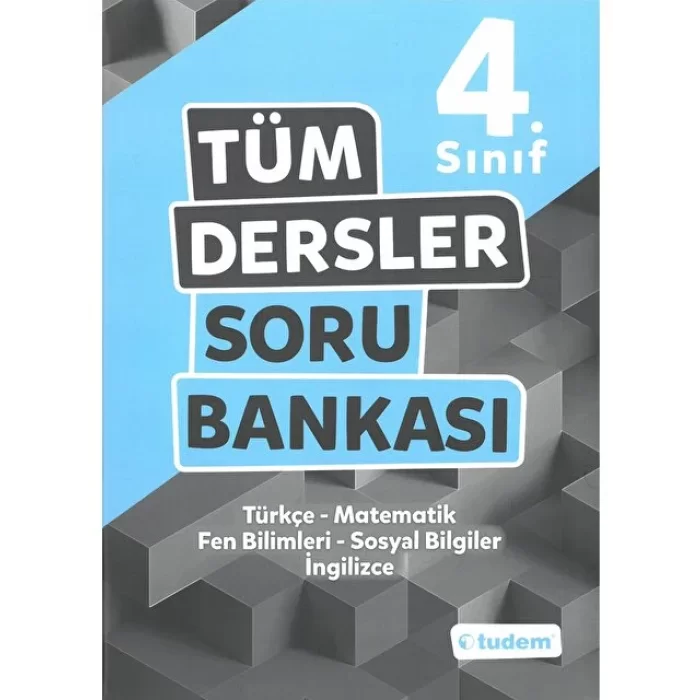 Tudem Yayınları 4. Sınıf Tüm Dersler Soru Bankası