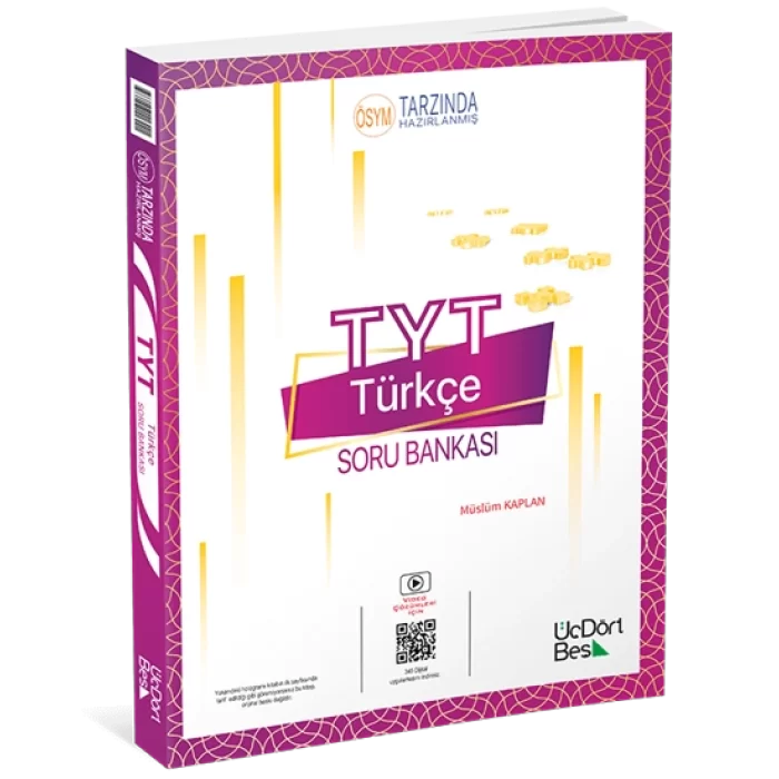 Üçdörtbeş Yayınları TYT Türkçe Soru Bankası 2024