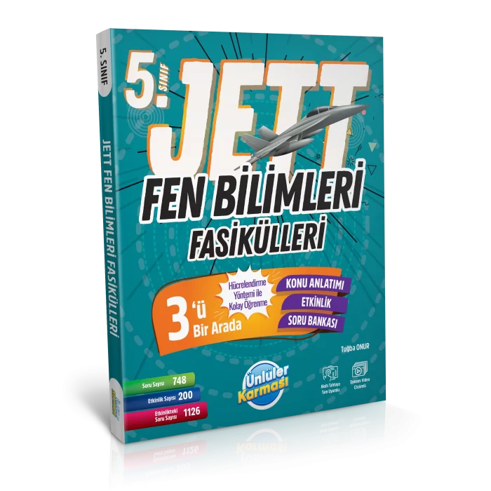 Ünlüler Karması 5. Sınıf Jett Fen Bilimleri Fasikülleri Soru Bankası