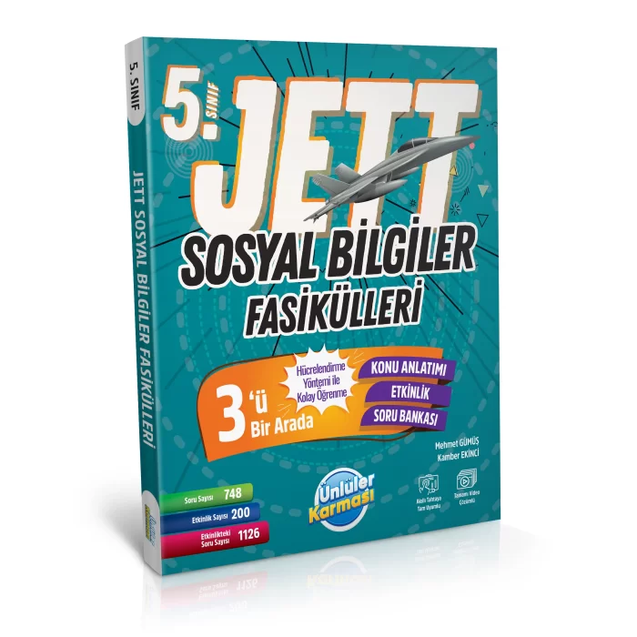 Ünlüler Karması 5. Sınıf Jett Sosyal Bilgiler Fasikülleri Soru Bankası