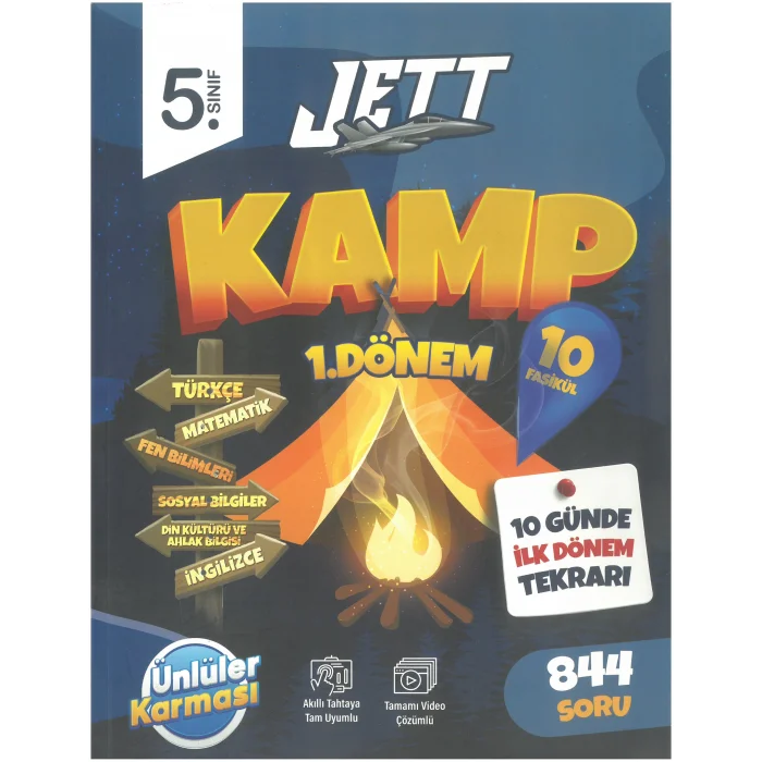 Ünlüler Karması 5.Sınıf 1.Dönem Jett Kamp 10 Fasikül