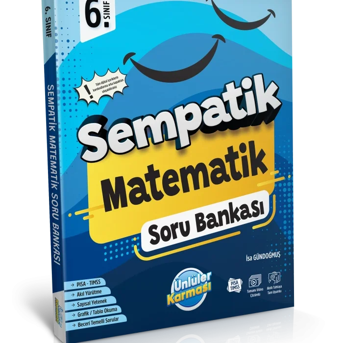Ünlüler Karması 6. Sınıf Sempatik Matematik Soru Bankası Yeni