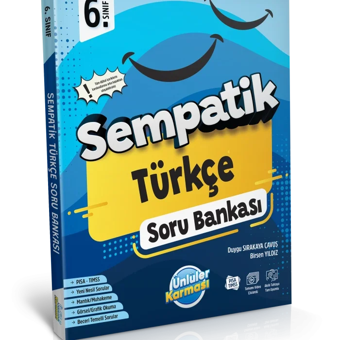 Ünlüler Karması 6. Sınıf Sempatik Türkçe Soru Bankası Yeni