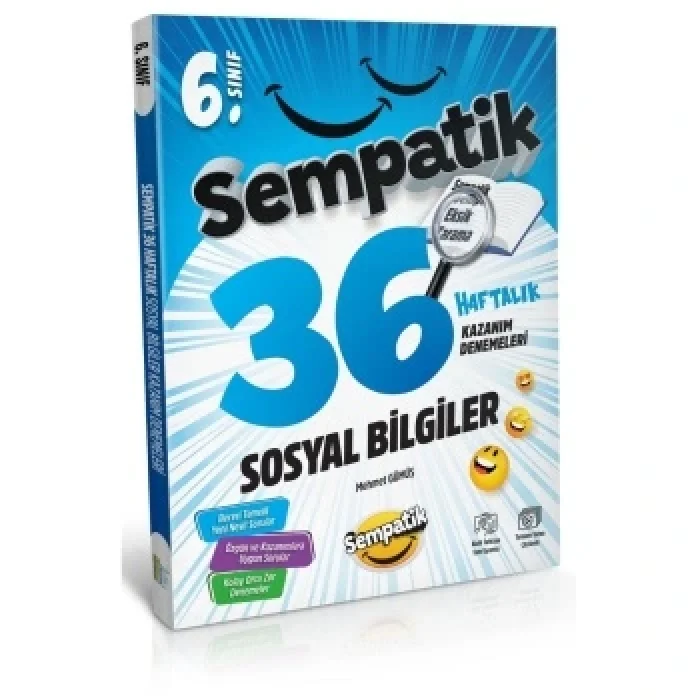 Ünlüler Karması 6.Sınıf Sosyal Bilgiler Sempatik 36 Haftalık Kazanım Denemeleri