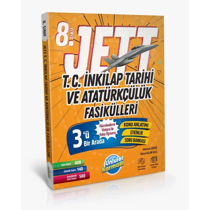 Ünlüler Karması 8. Sınıf Jett T.C İnkılap Tarihi ve Atatürkçülük Fasikülleri