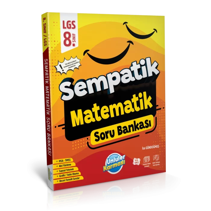 Ünlüler Karması 8. Sınıf LGS Sempatik Matematik Soru Bankası