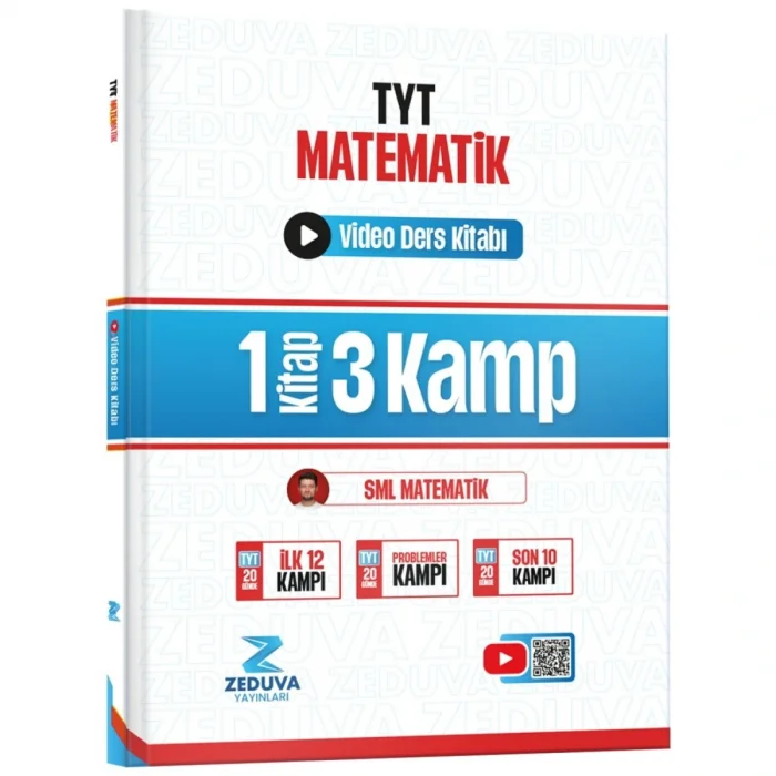 Zeduva Yayınları Sml Matematik Tyt Matematik 1 Kitap 3 Kamp Video Ders Kitabı