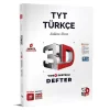 3D Yayınları Tyt Video Destekli Türkçe Defter Vdd