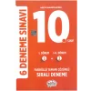 Editör Yayınları 10. Sınıf 6 Deneme Sınavı Tamamı Çözümlü Yeni