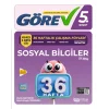 Nitelik 5.Sınıf Görev Sosyal Bilimler 36 Haftalık Çalışma Föyleri