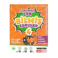 Kırmızı Beyaz 4.Sınıf Konu Özetli Tüm Dersler Çok Bilmiş Sorular Yeni Nesil