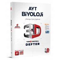 3d Ayt Biyoloji Defter Video Destekli