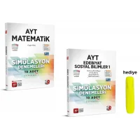 3D Yayınları AYT Eşit Ağırlık Matematik Edebiyat Coğrafya Simülasyon Deneme Seti