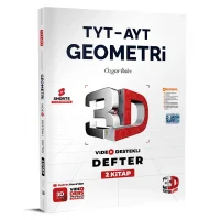 3D Yayınları TYT - AYT Geometri Video Destekli Defter 2. Kitap
