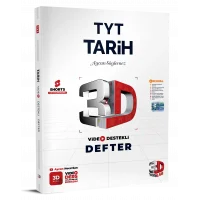 3D Yayınları Tyt Video Destekli Tarih Defter Vdd