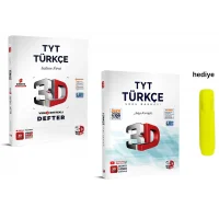 3D Yayınları Tyt Video Destekli Türkçe Defter ve Soru Bankası Seti