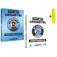 60 Günde TYT-AYT Geometri Video Ders Ve Soru Kitabı Mert Hoca Yayınları