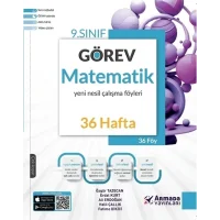 9. Sınıf Matematik Görev Yeni Nesil 36 Hafta Çalışma Föyleri Armada Yayınları