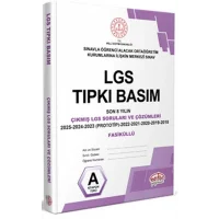 Editör Yayınları 8. Sınıf LGS Tıpkı Basım Çıkmış Sorular ve Çözümleri 2018 - 2025 Yeni