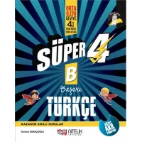 Nitelik 4.Sınıf Yeni Nesil Süper Türkçe (B) Soru Kitabı Yeni