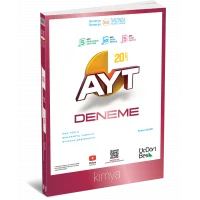 ÜçDörtBeş Yayınları AYT Kimya 20’li Deneme Yeni