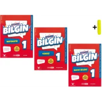 Kırmızı Beyaz Efsane Bilgin 1.Sınıf Matematik Türkçe Hayat Bilgisi Yeni