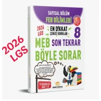 Sinan Kuzucu Yayınları 2026 Lgs Sayısal Bölüm Son Tekrar Fen Bilimleri Soru Bankası