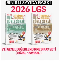 Sinan Kuzucu 2026 Lgs Son Tekrar 8li Genel Değerlendirme Sınavı Seti (Sayısal - Sözel)