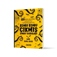 Hız 8. Sınıf Konu Konu Çıkmış Sınav Soruları 2018 - 2025 Yeni