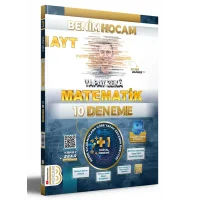 AYT Yapay Zekâ Matematik 10 Deneme Benim Hocam Yayınları İlyas Güneş