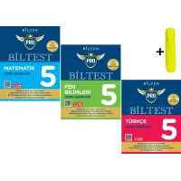Bilfen 5. Sınıf Biltest Matematik Fen Türkçe Soru Bankası Seti