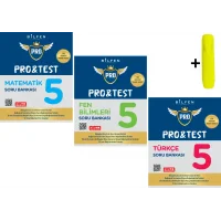 Bilfen 5. Sınıf Protest Matematik Fen Türkçe Soru Bankası Seti