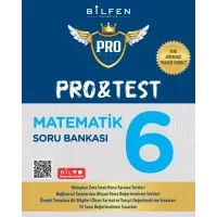 Bilfen Yayıncılık 6.Sınıf Pro&Test Matematik Soru Bankası Yeni