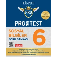 Bilfen Yayıncılık 6.Sınıf Pro&Test Sosyal Bilgiler Soru Bankası Yeni