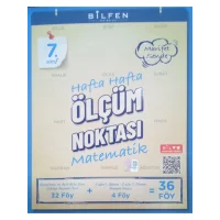 Bilfen Yayıncılık 7. Sınıf Matematik Hafta Hafta Ölçüm Noktası Yeni