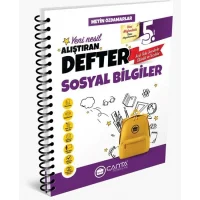 Çanta 5.Sınıf Sosyal Bilgiler Okula Yardımcı Alıştıran Defter