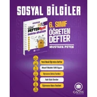 Çanta Yayınları 6. Sınıf Sosyal Bilgiler Öğreten Defter Yeni