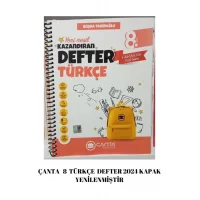 Çanta Yayınları 8.Sınıf Türkçe Okula Yardımcı Kazandıran Defter