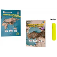 Coğrafyanın Kodları Türkiye ve Dünya Haritaları Çalışma Defteri Seti