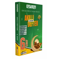 DDY Yayınları 6.Sınıf Din Kültürü ve Ahlak Bilgisi Efsane Yeni Nesil Akıllı Defter