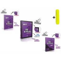 Dr. Biyoloji Ayt Video Ders Kitabı Soru Bankası Deneme Seti 3 Kitap