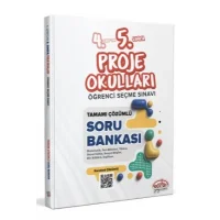 Editör Yayınları 4 ve 5.sınıfa Proje Okulları Tamamımı Çözümlü Soru Bankası